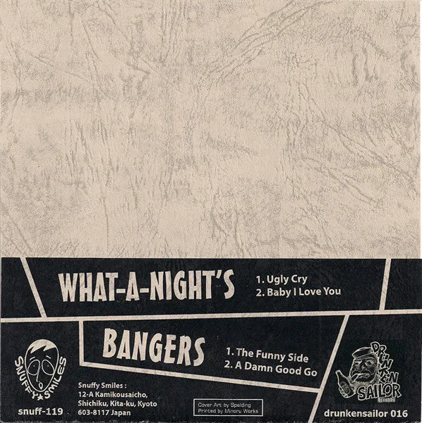 Bangers What-A-Night's split EP 7-tommer brukt