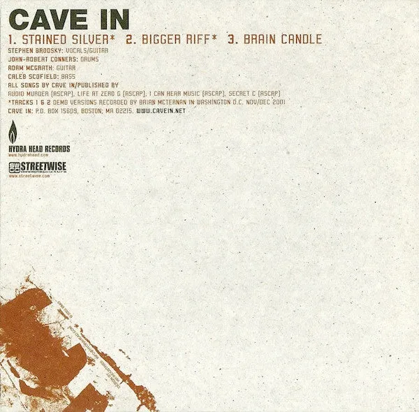 Cave In Cave In CD EP brukt – Hydra Head 2002