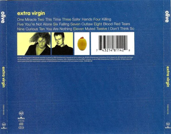Olive Extra Virgin CD album brukt – downtempo house
