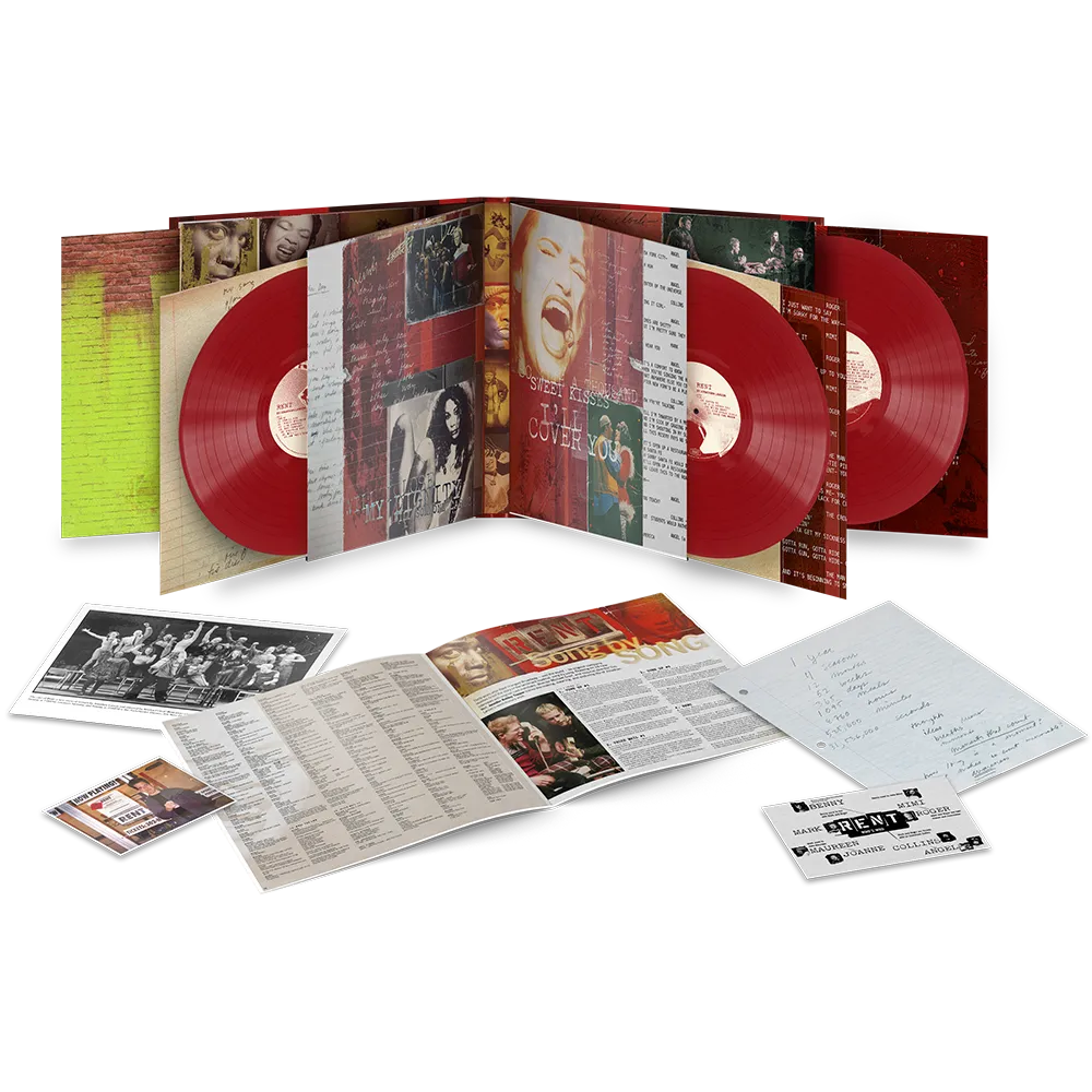 Various Artists Rent Broadway 30th Anniversary vinylplate 3LP rød