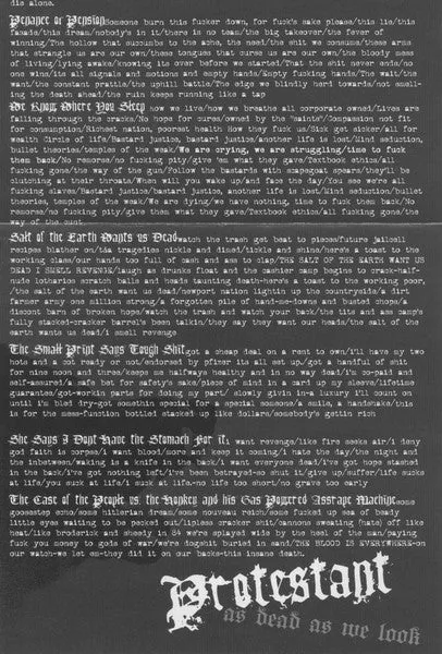 Protestant As Dead As We Look HAL 02 CD brukt hardcore