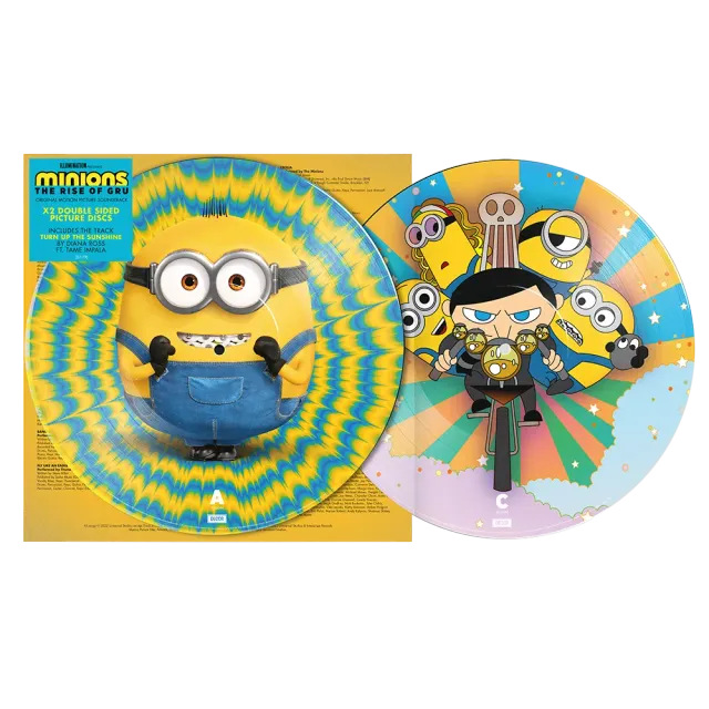 Verve Minions Rise Of Gru Picture Disc LP soundtrack
