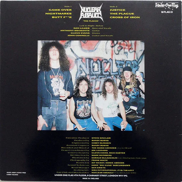 Nuclear Assault The Plague 12" mini-LP brukt thrash