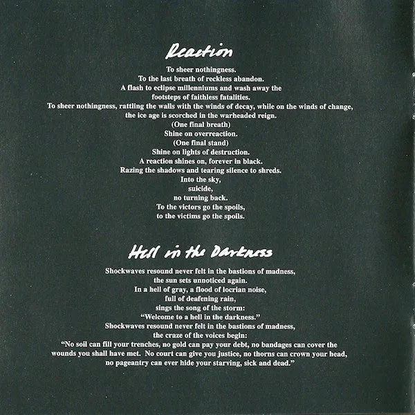 From Ashes Rise Nightmares CD brukt hardcore crust