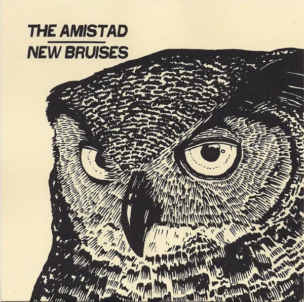 New Bruises / The Amistad split 7" rød vinyl brukt