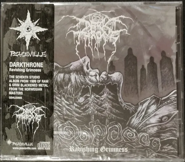 Darkthrone Ravishing Grimness CD album reutgave black metal