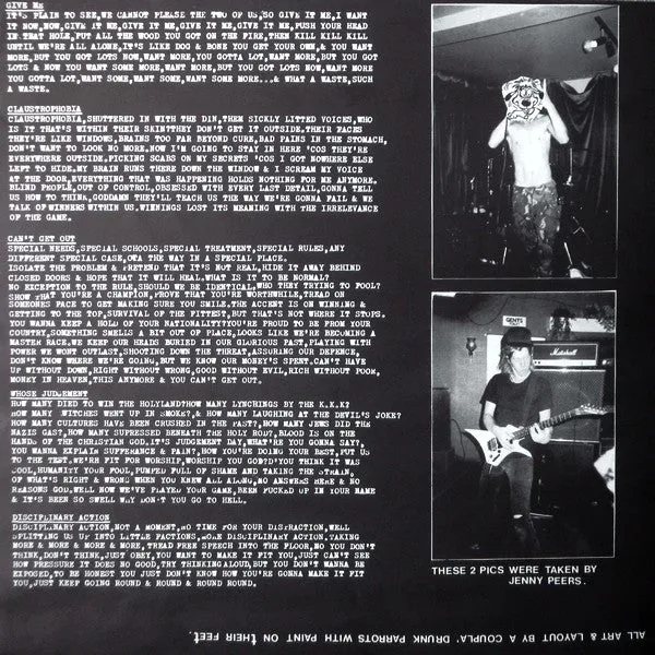 Force Fed Claustrophobia LP brukt vinyl hardcore
