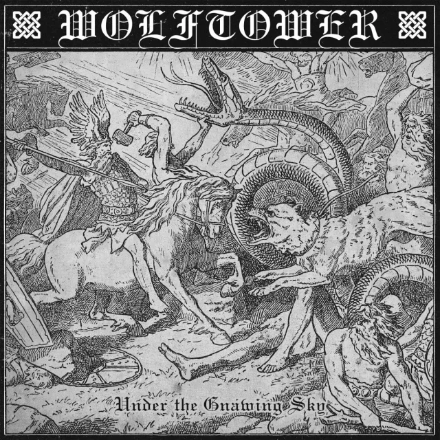 Wolftower Under the Gnawing Sky LP svart vinyl