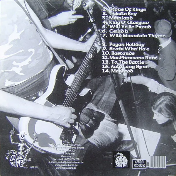 Real McKenzies Clash Tartans LP brukt folkpunk