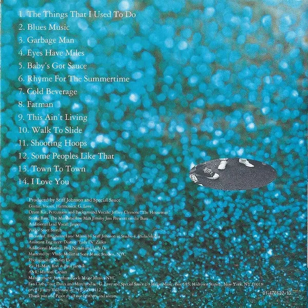 G. Love & Special Sauce CD album brukt 1994 bluesrock