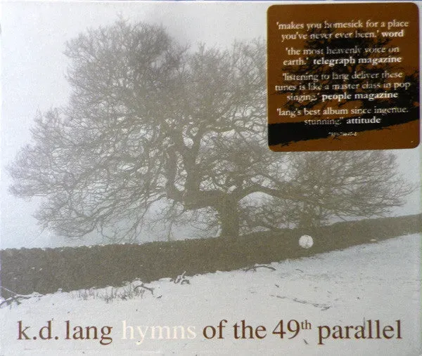 k.d. lang Hymns Of The 49th Parallel CD brukt