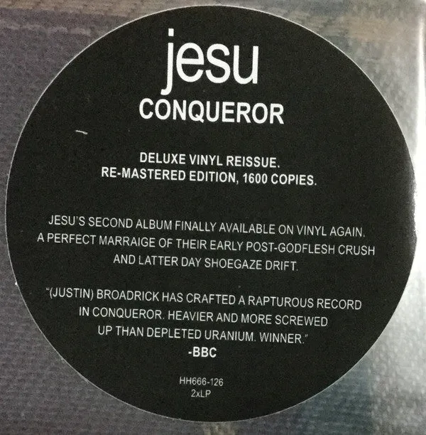 Jesu Conqueror dobbel-LP vinyl brukt remastret deluxe