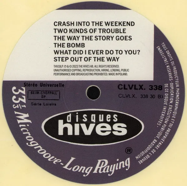 The Hives Death Of Randy Fitzsimmons LP krem signert