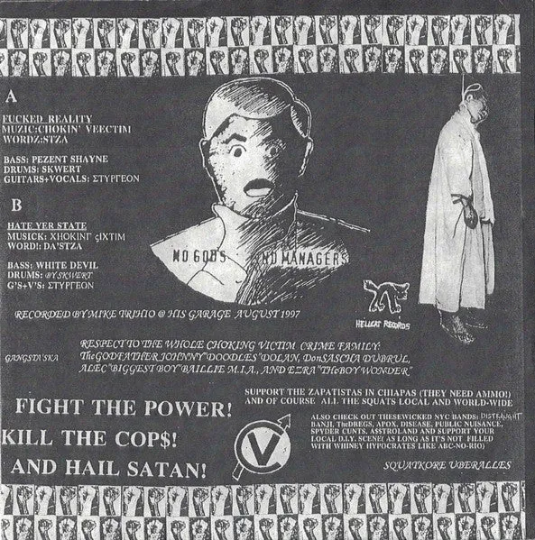 Choking Victim Victim Comes Alive 7" EP brukt