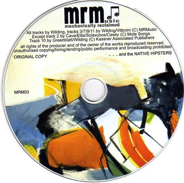 And The Native Hipsters Original Copy CD brukt