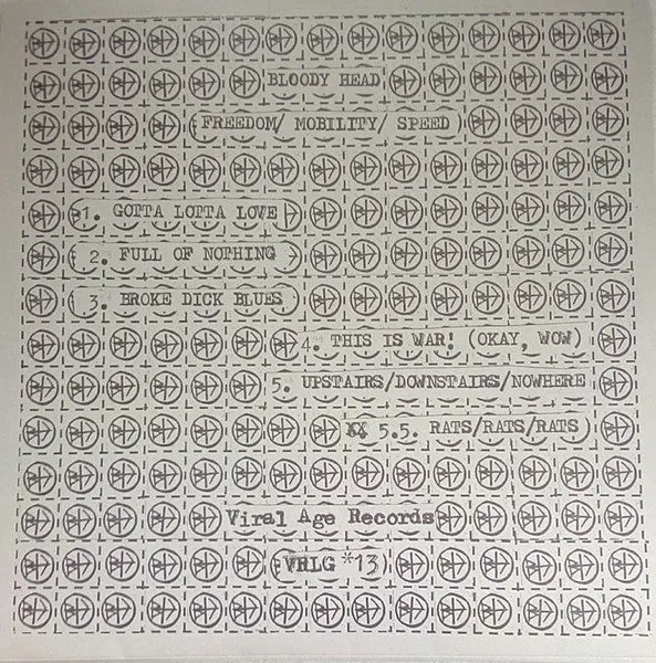 Bloody Head Freedom Mobility Speed LP brukt grå vinyl