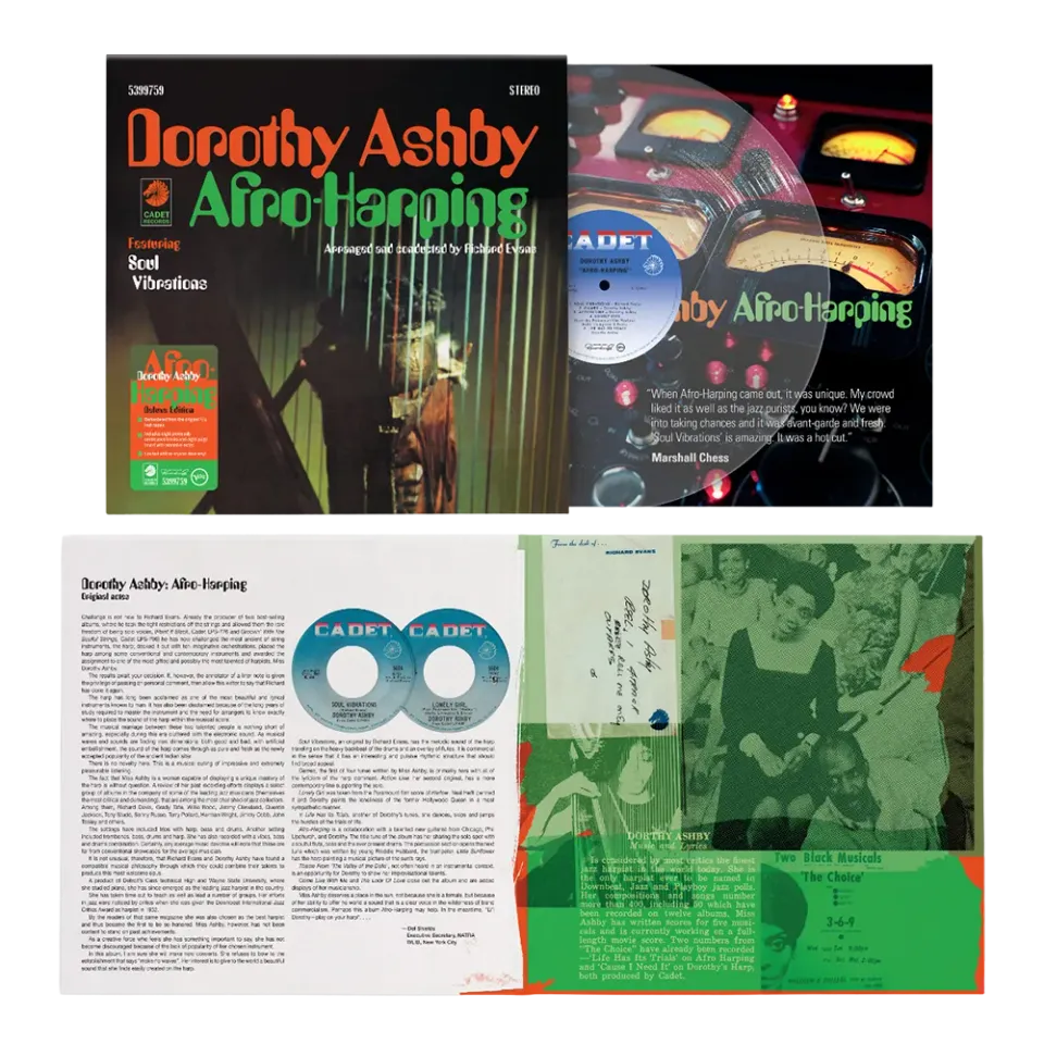 Dorothy Ashby Afro-Harping klar vinyl 2LP