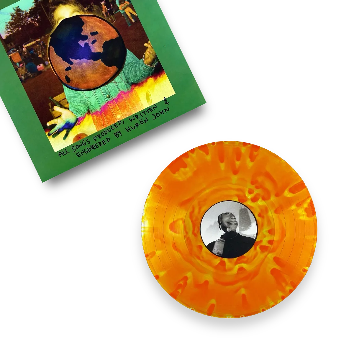 Huron John Apocalypse Wow vinyl bonfire oransje LP