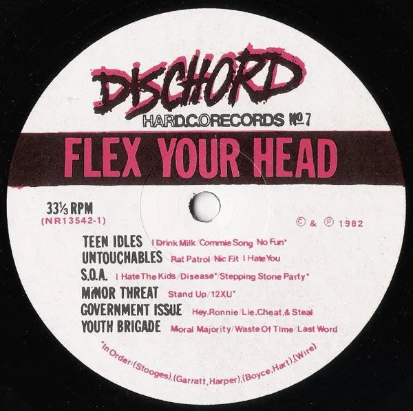 Various Flex Your Head LP vinyl blå repress brukt