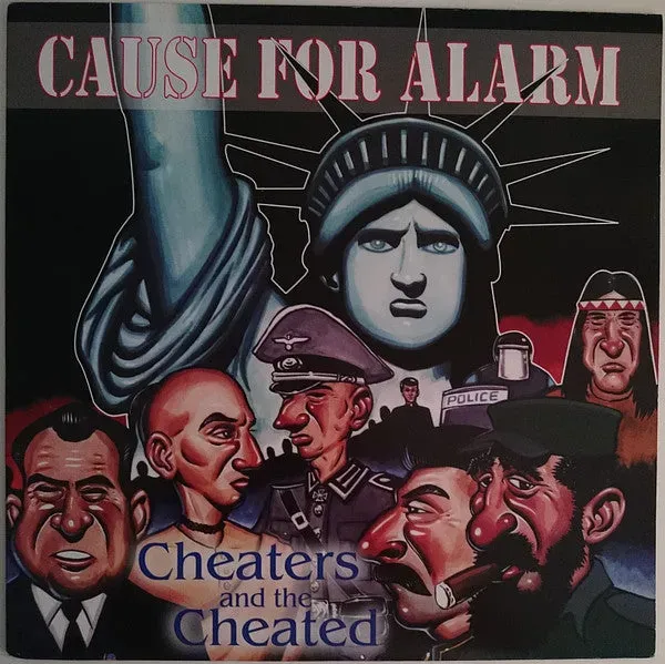 Cause For Alarm Cheaters And The Cheated LP grønn vinyl brukt
