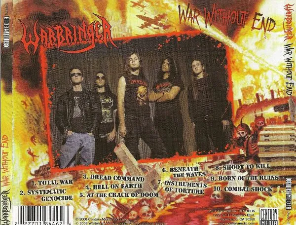 Warbringer War Without End CD album brukt thrash