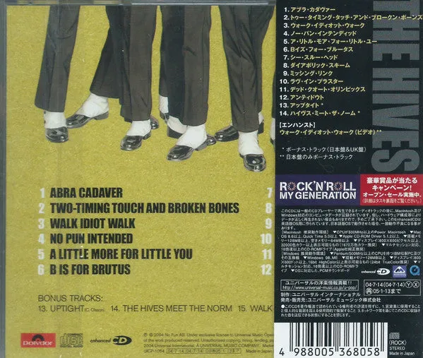 Hives Tyrannosaurus Hives CD japan obi garasjerock