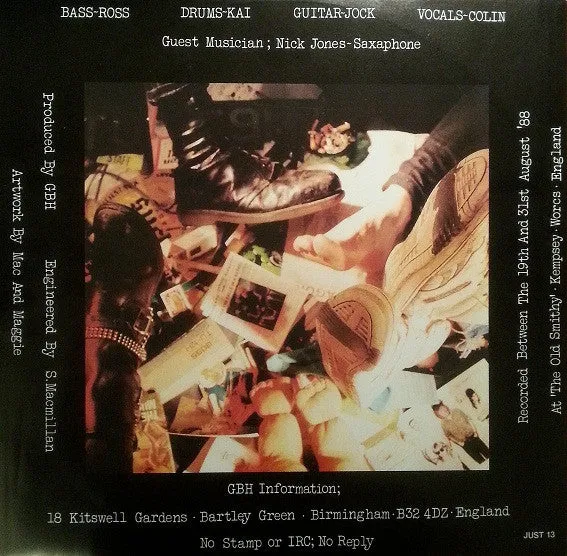 GBH A Fridge Too Far LP vinylplate brukt