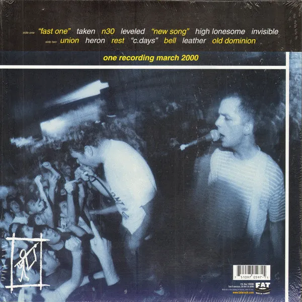 Avail One Wrench LP vinyl album brukt hardcore