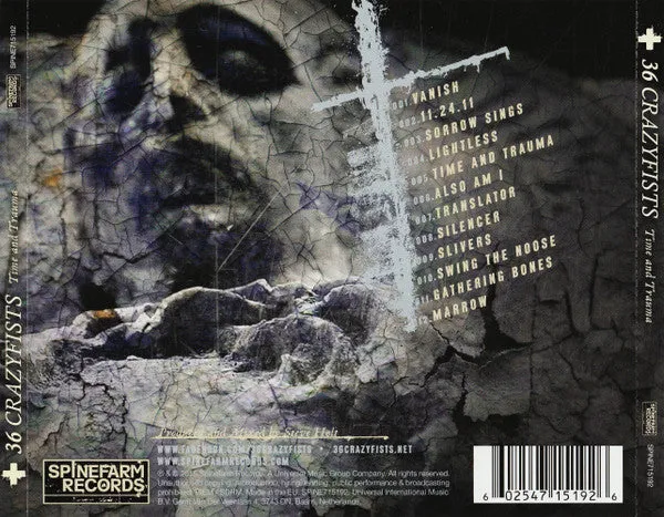 36 Crazyfists Time And Trauma CD brukt metalcore