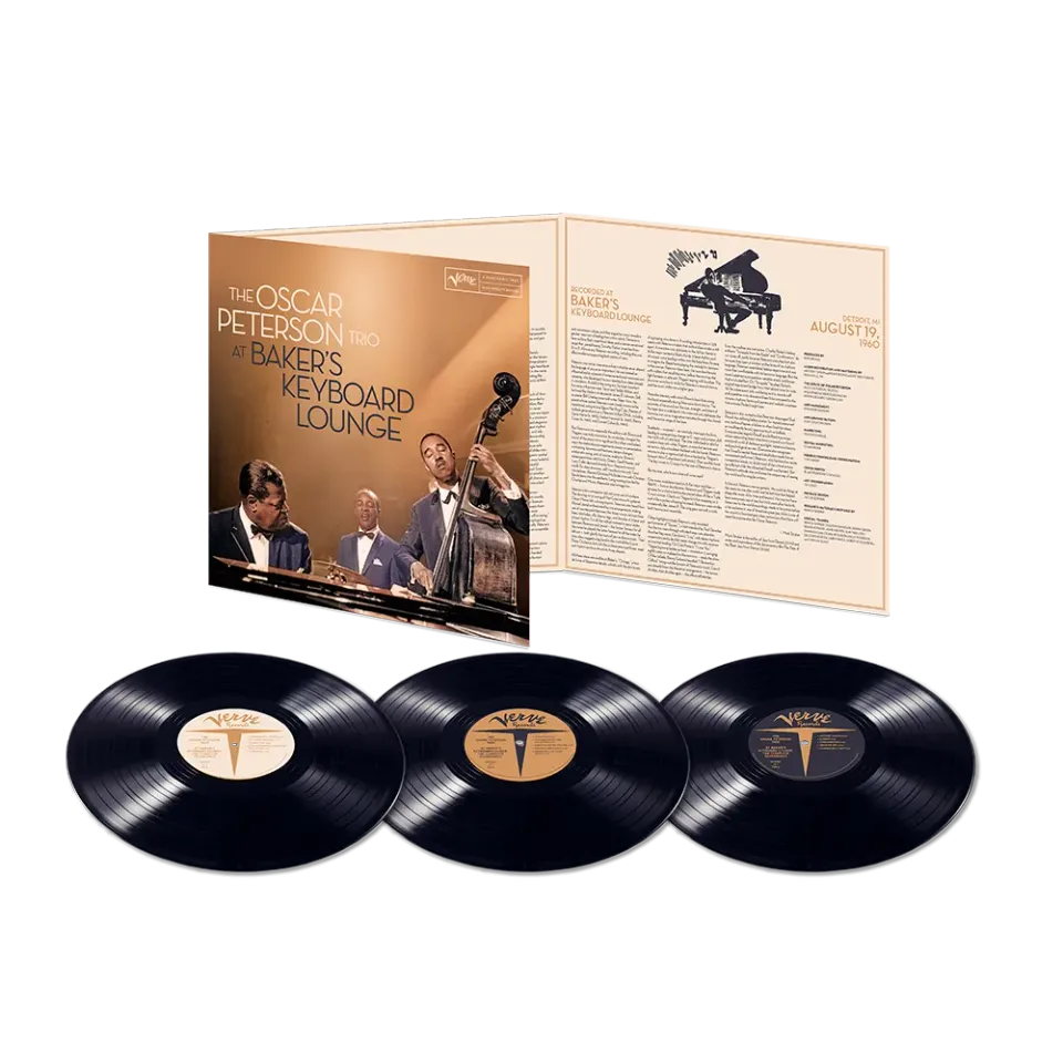 Oscar Peterson At Baker's Keyboard Lounge 3LP vinyl live