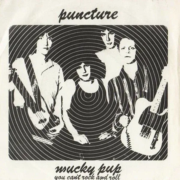 Puncture Mucky Pup 7" singel brukt punk