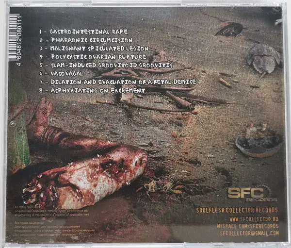 Cerebral Incubation Asphyxiating On Excrement CD brukt death metal