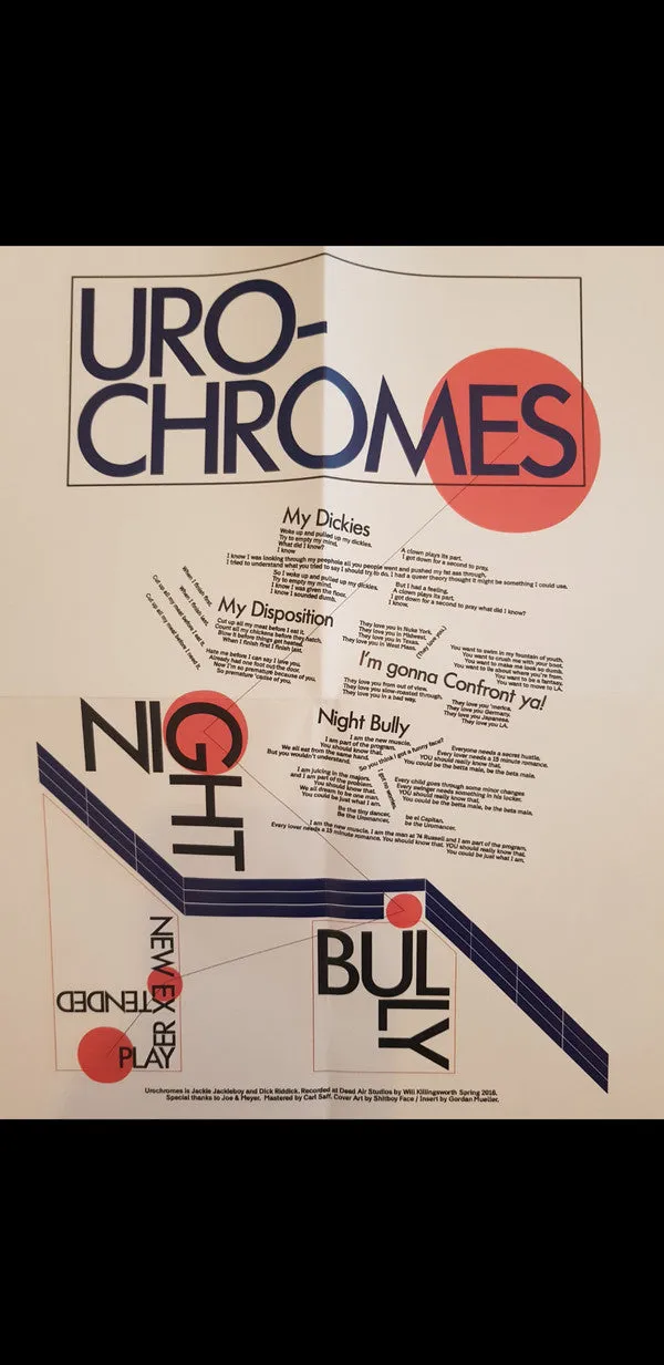 Urochromes Night Bully 7" EP punk