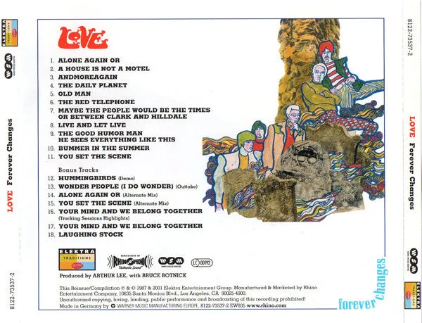 Love Forever Changes CD album brukt remaster