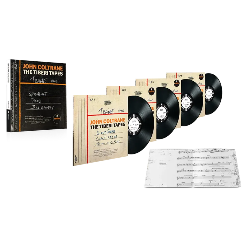 John Coltrane Tiberi Tapes Live 4LP box 1960-opptak
