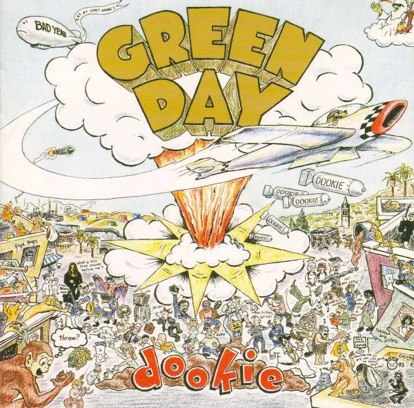 Green Day Dookie CD brukt japan punk