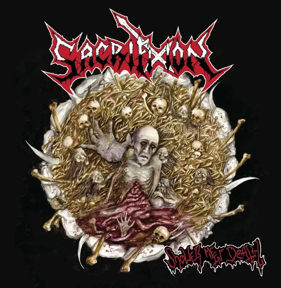 Sacrifixion Shower Me In Death 7"EP svart vinyl