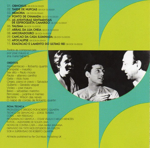 José Mauro Obnoxius CD brukt reissue 2016