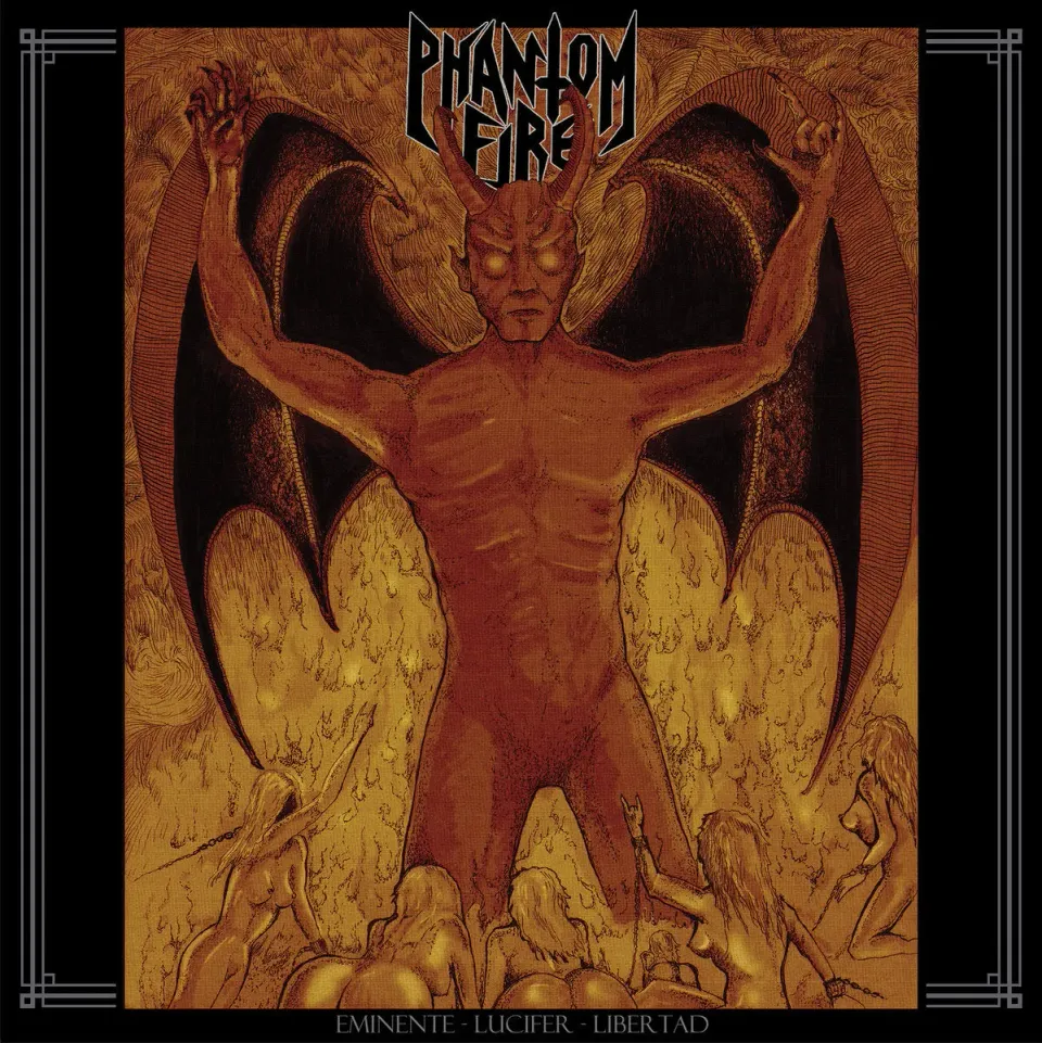 Phantom Fire Eminente Lucifer Libertad LP sølv vinyl