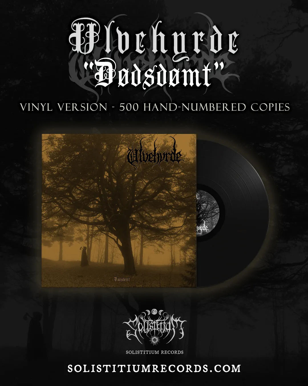 Ulvehyrde Dødsdømt LP svart vinyl nummerert