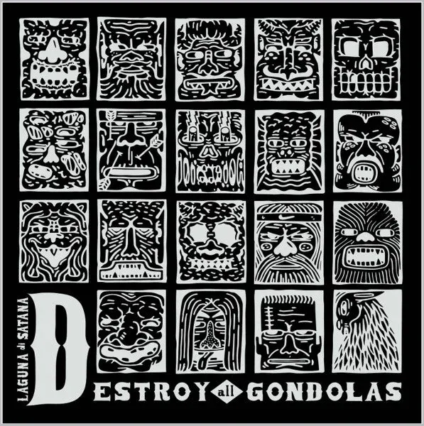Destroy All Gondolas Laguna di Satana LP hvit vinyl + CD brukt