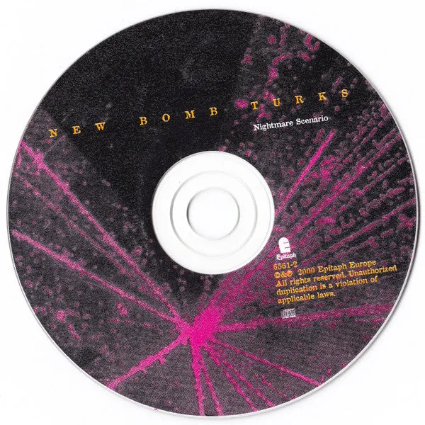 New Bomb Turks Nightmare Scenario CD brukt garasjepunk