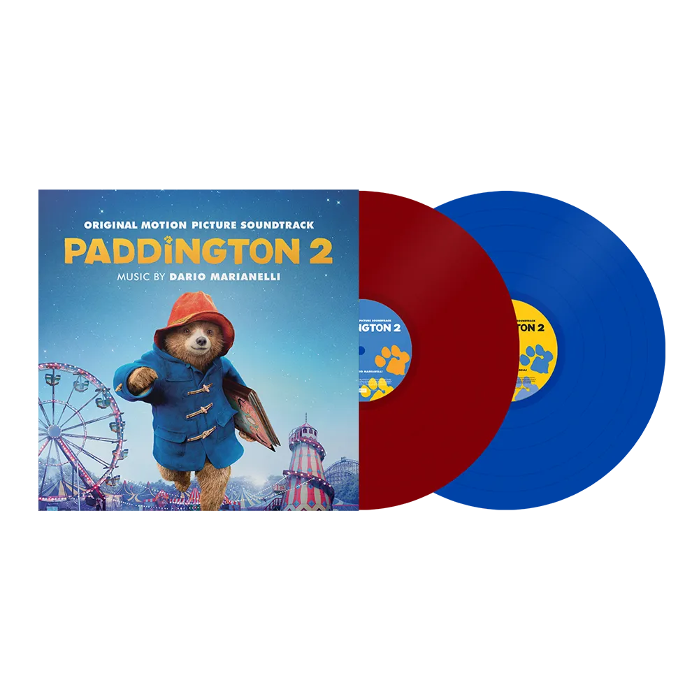 Verve Dario Marianelli Paddington 2 vinylplate blå rød 2LP