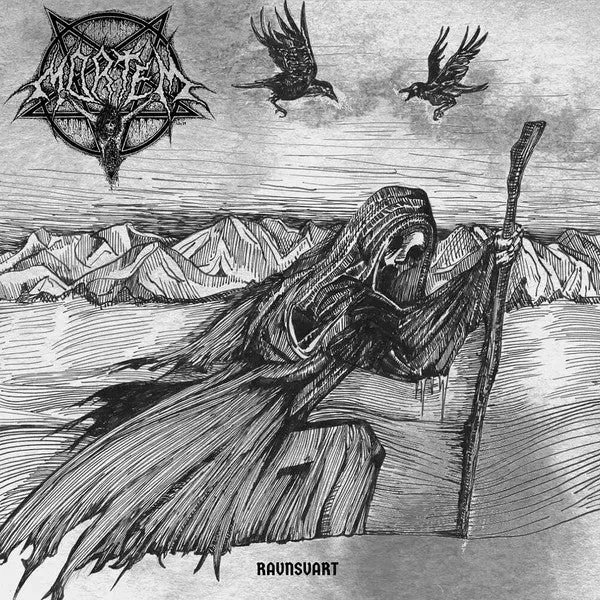 Mortem Ravnsvart CD brukt album black metal