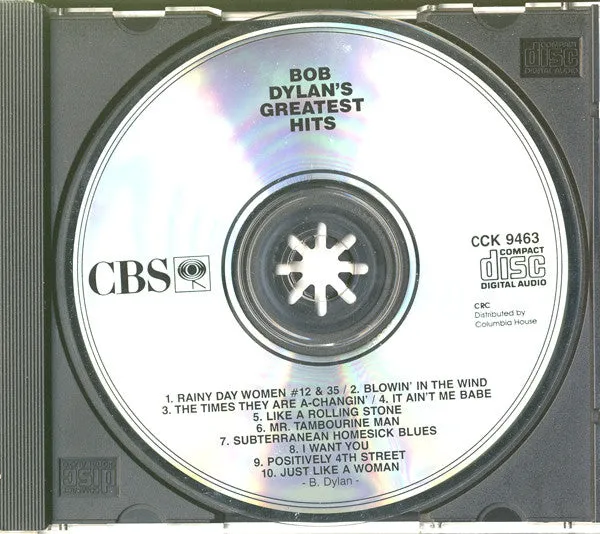 Bob Dylan Greatest Hits CD brukt samleplate Canada