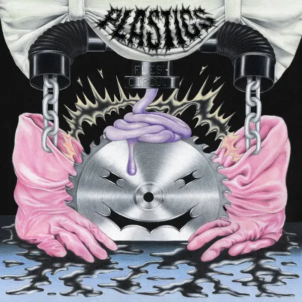 Plastics Flesh Circuit LP lilla brukt hardcore 250 eks