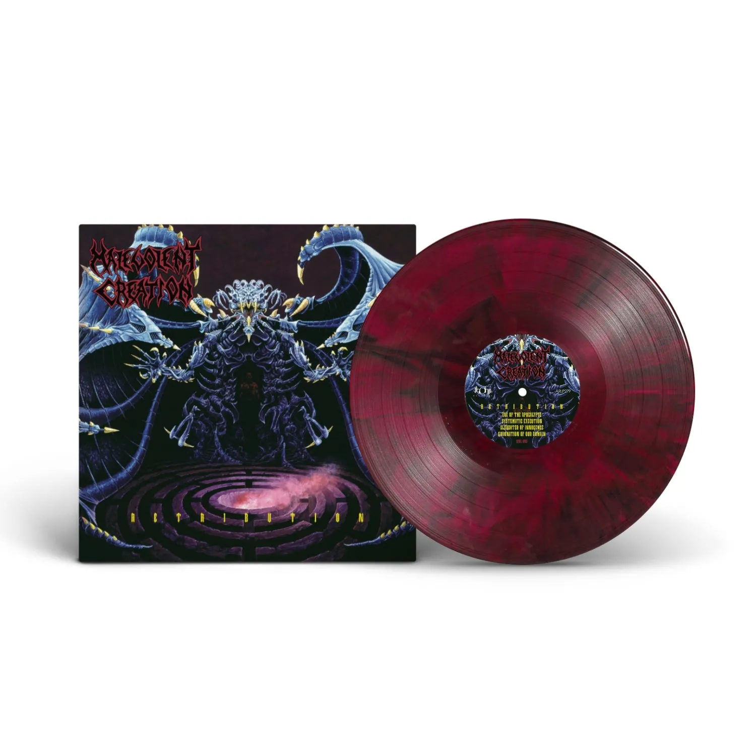 Malevolent Creation Retribution LP rød vinyl