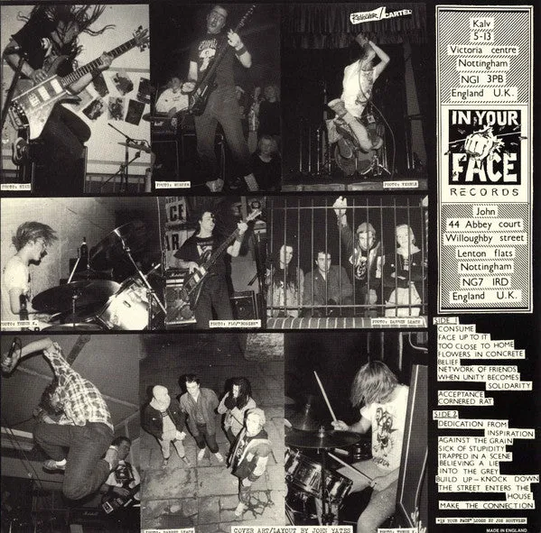 Heresy Face Up To It FACE 01 LP vinylplate hardcore brukt