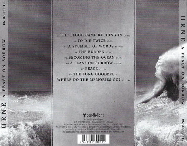 Urne A Feast On Sorrow CD album brukt sludge metal