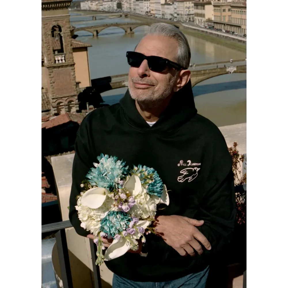 Jeff Goldblum Still Blooming hoodie økologisk bomull